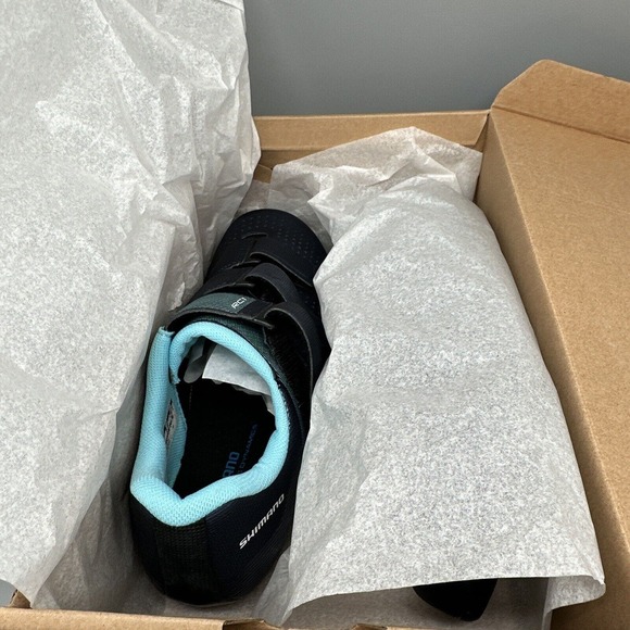 Shimano Dynalast Blue Bike Cycling Shoes RC1W Women's Sz 7.8‎ EU 40 - Picture 5 of 12